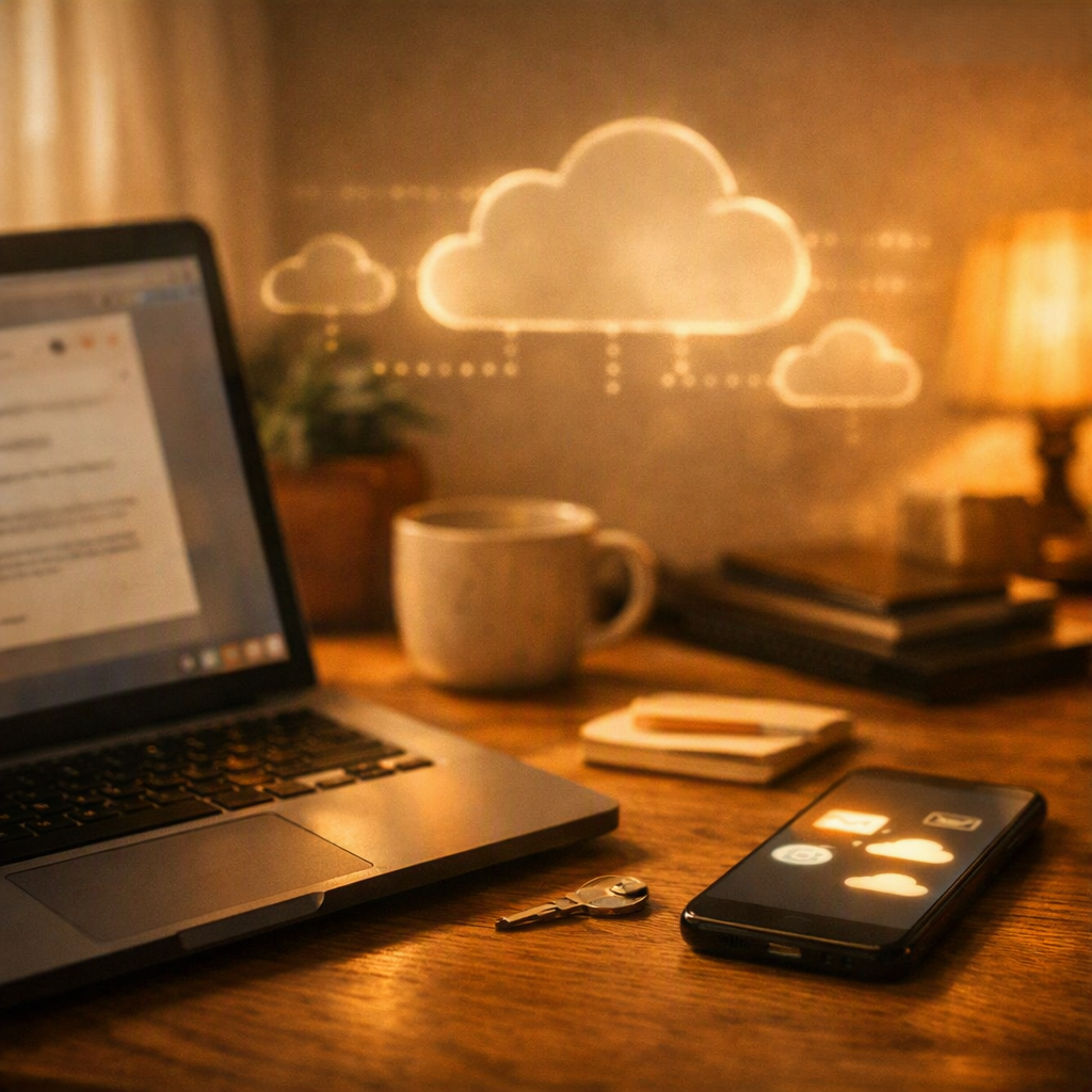 laptop, phone, and cloud use as possible means of privacy breach