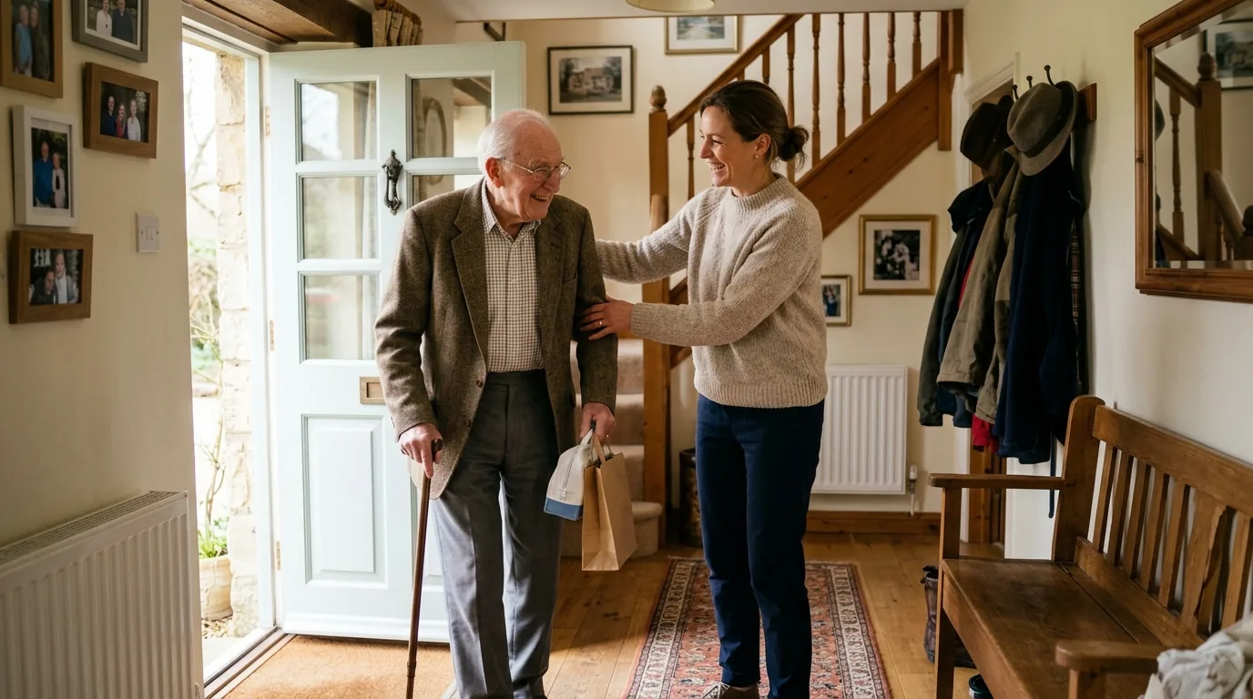 arranging care after hospital discharge uk
