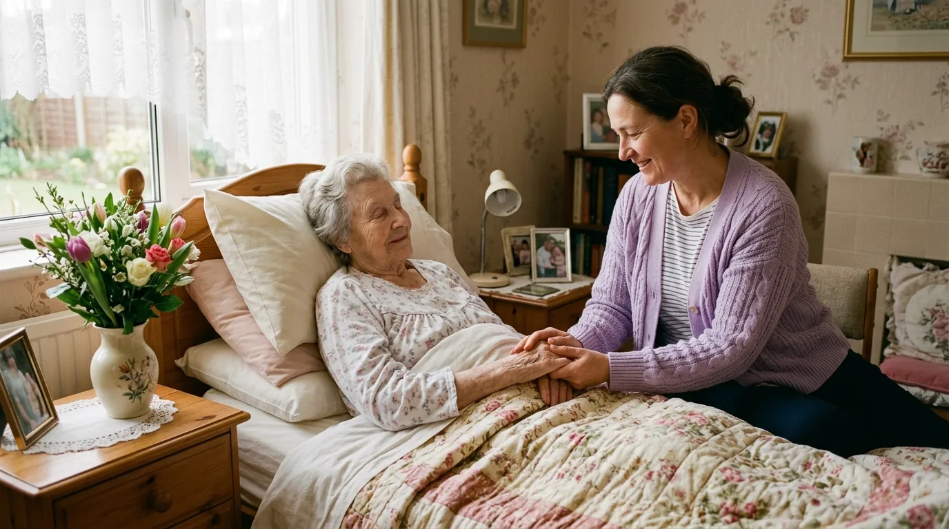 difference between standard care and palliative care uk