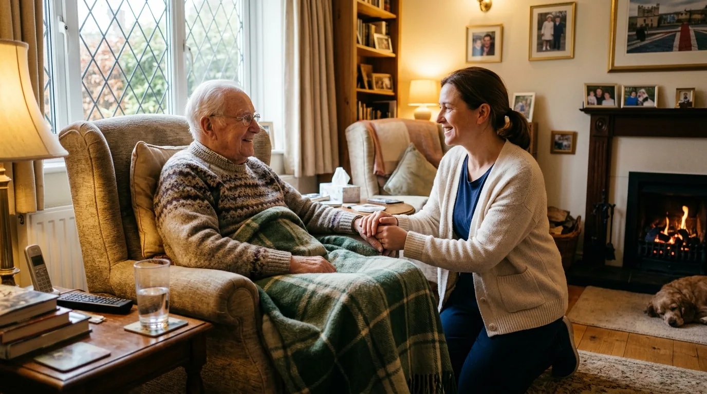 how to safely help an elderly person after a fall