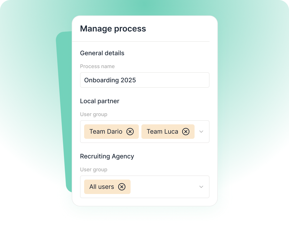 Dashboard mockup
