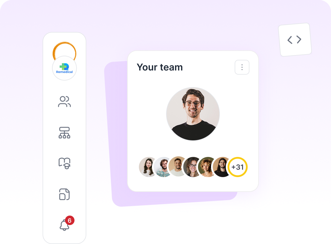 Dashboard mockup