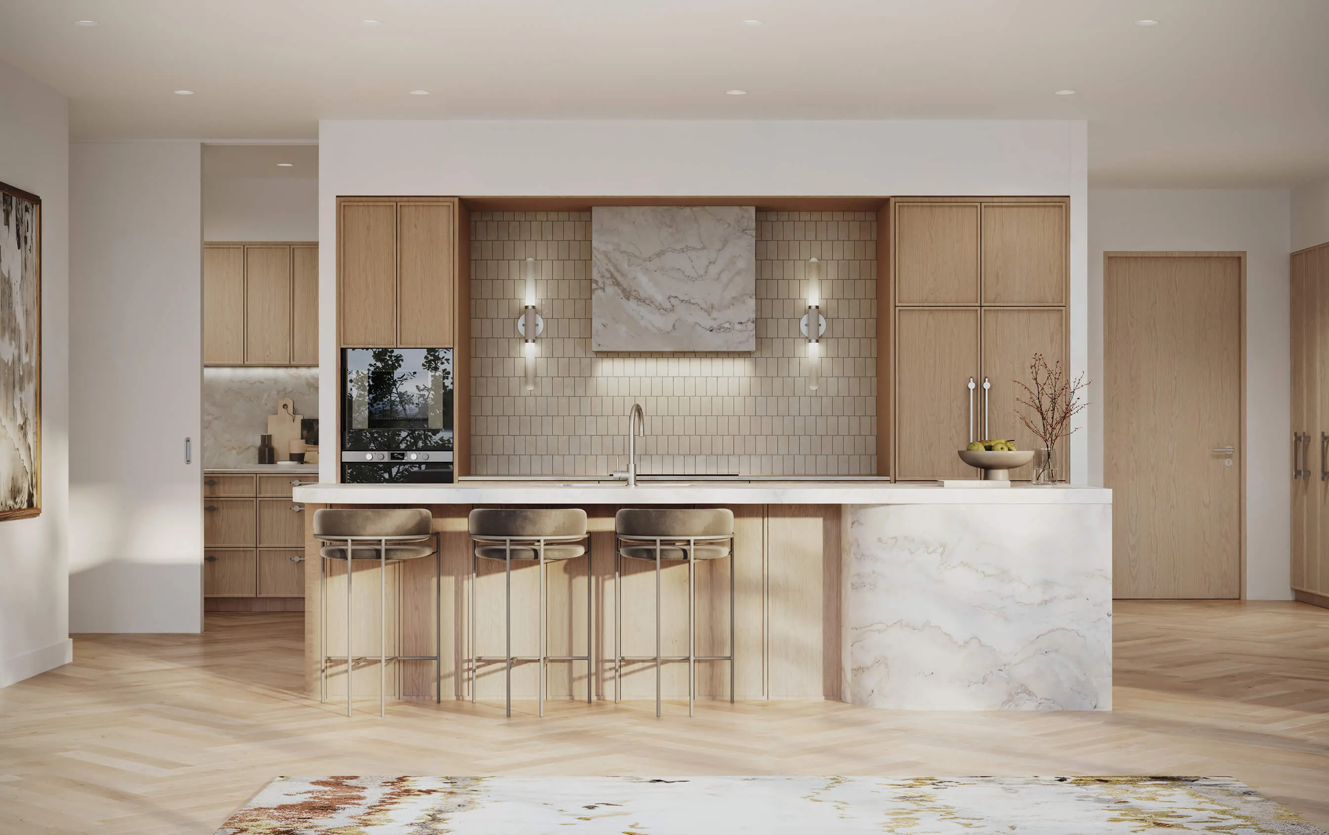 Stone residences Kitchen