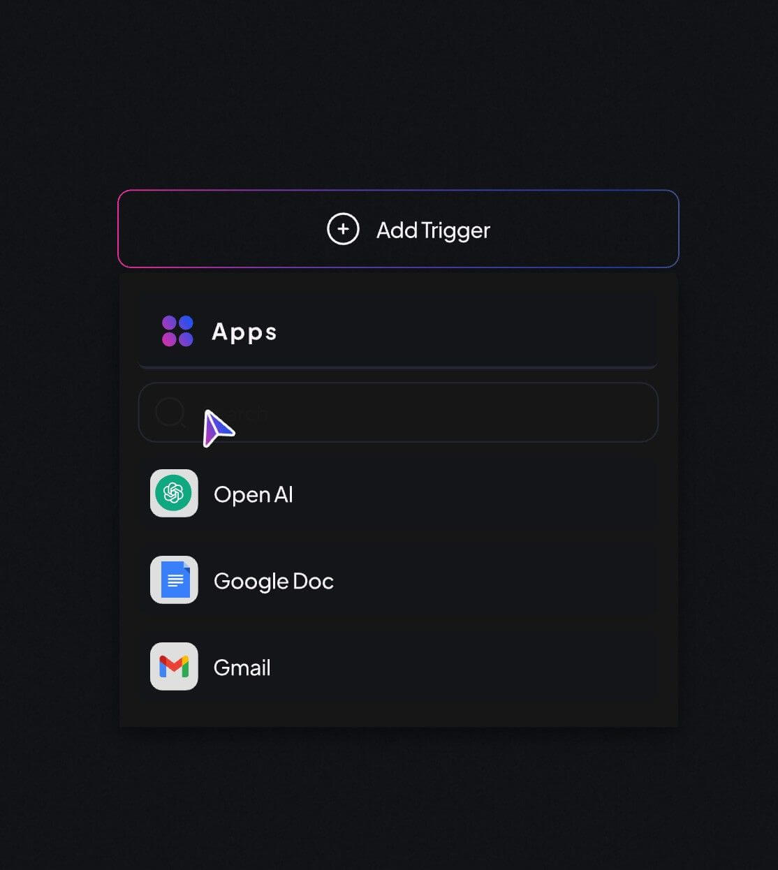 An image of how Mergepoint's no code llm ai agent builder works in real time.