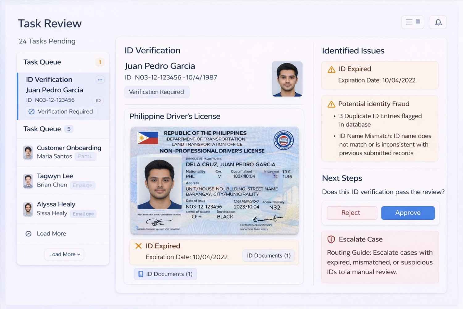 an image of kyc automation software for businesses of mergepoint ai