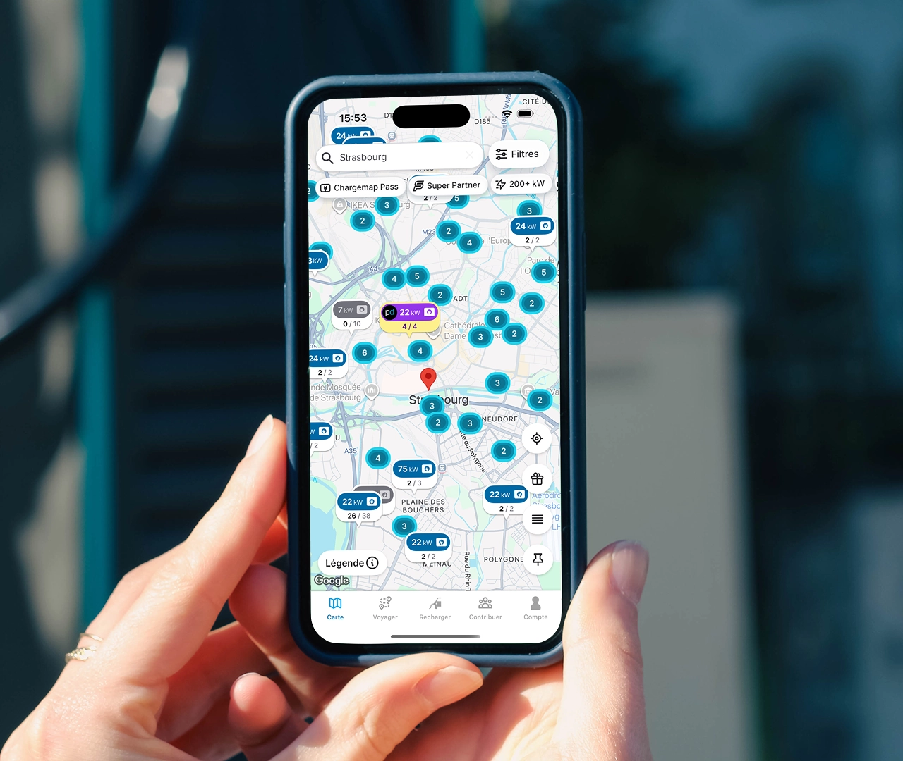 Application CMP, Map