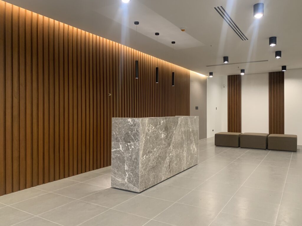 Reception of VW office