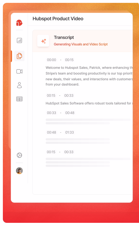 Illustration showing AI generating product demo videos