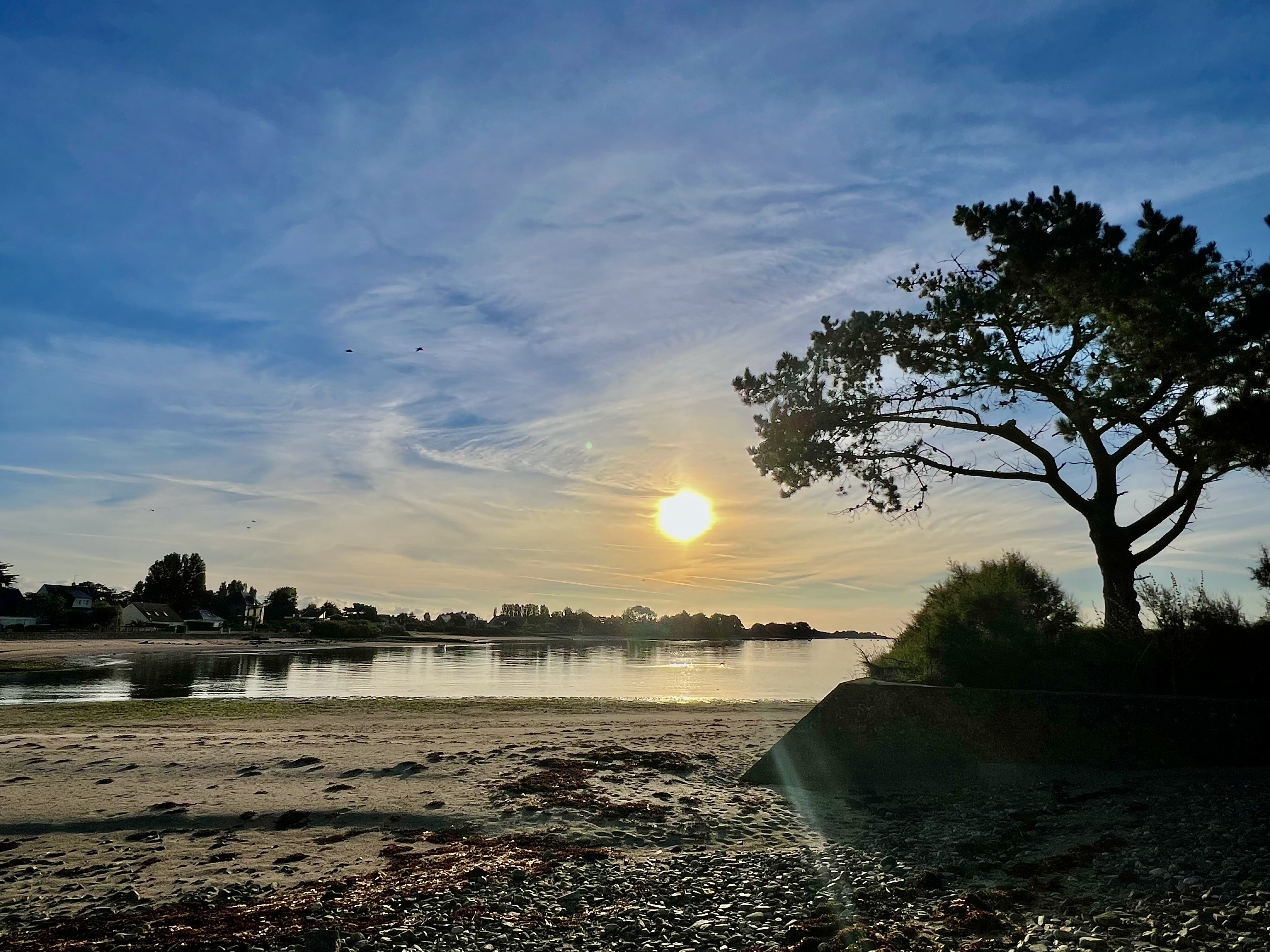 Couché de soleil a réville 