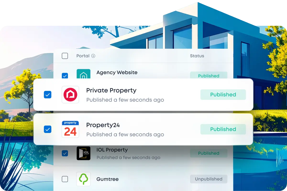 Publish properties to portals