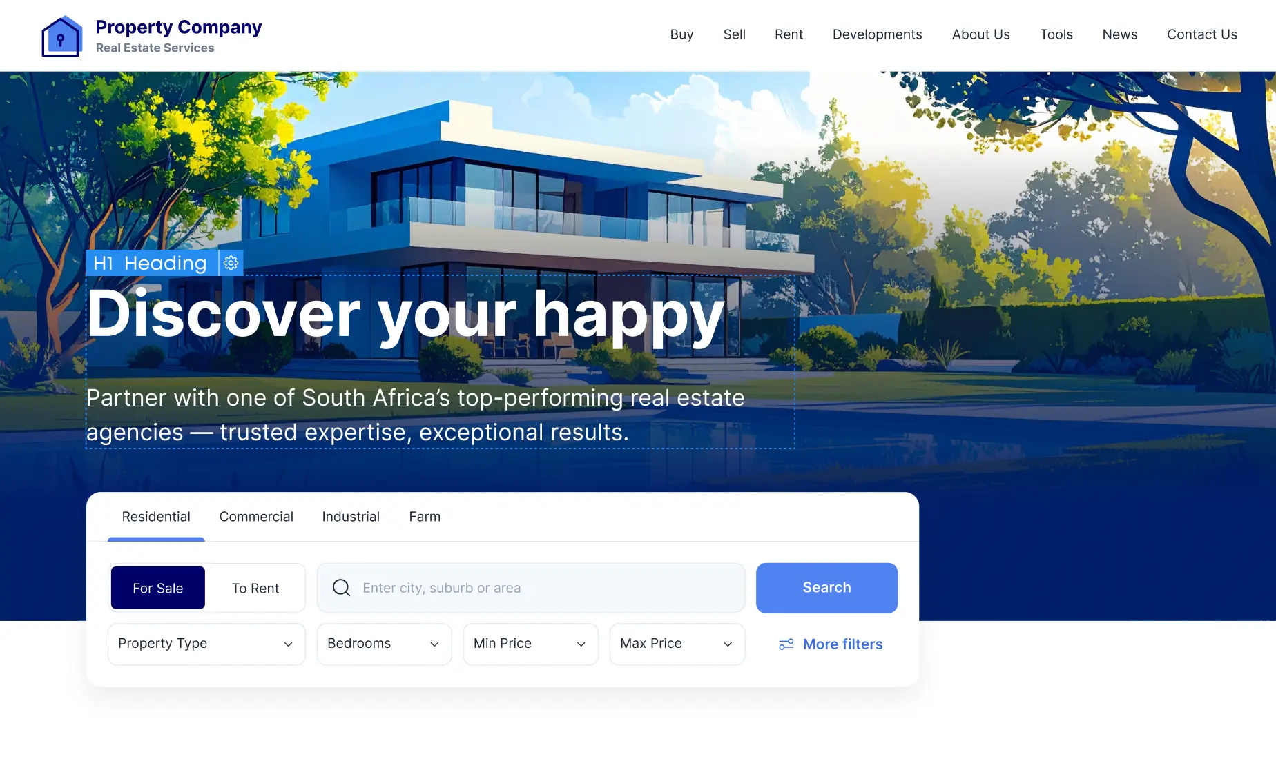 Build your real estate website