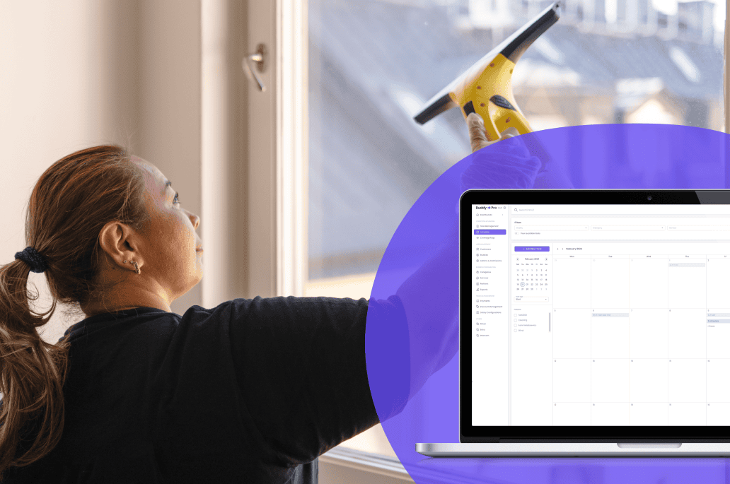 image of friendly interaction at the reception desk (for a veterinary clinic)