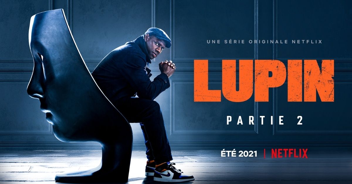 affiche de la série Neflix Lupin avec Omar Sy