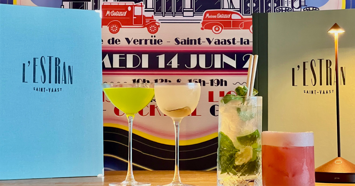 Image de cocktails pour la soirée de l'Estran 