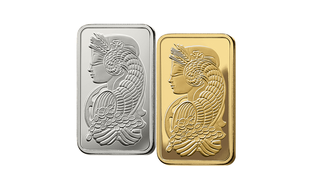 Two gold bars