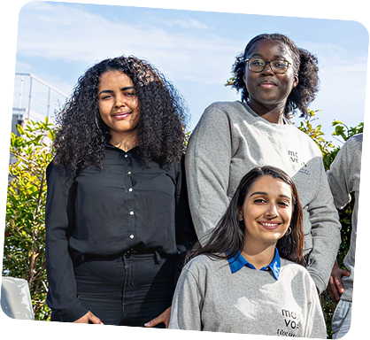 Trois membres de l'équipe MaVoie