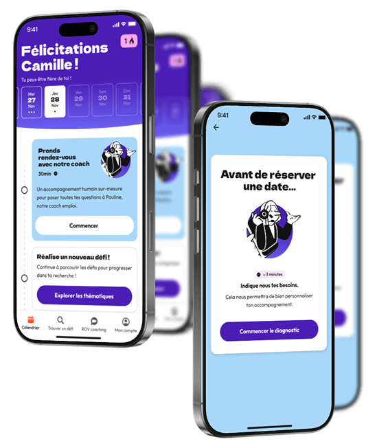 Smartphones utilisant l'application MaVoie