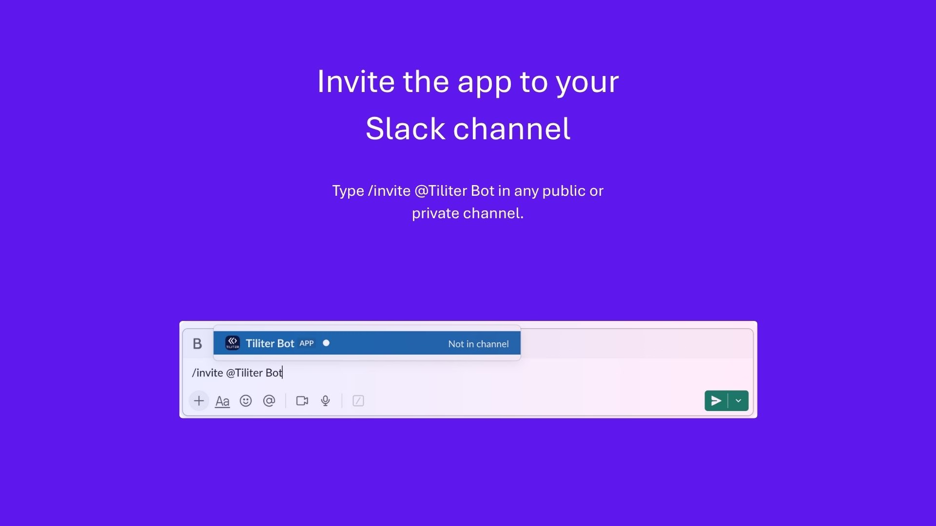 Invite Tiliter Bot
