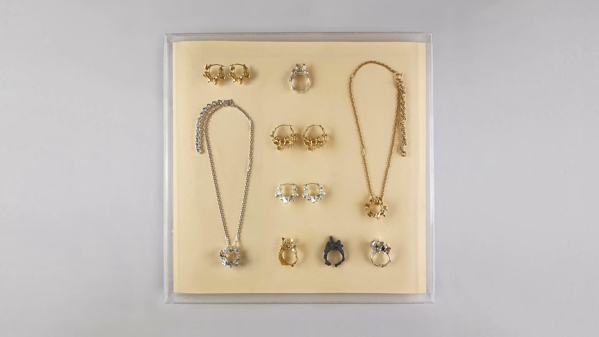 jewelry collection in box