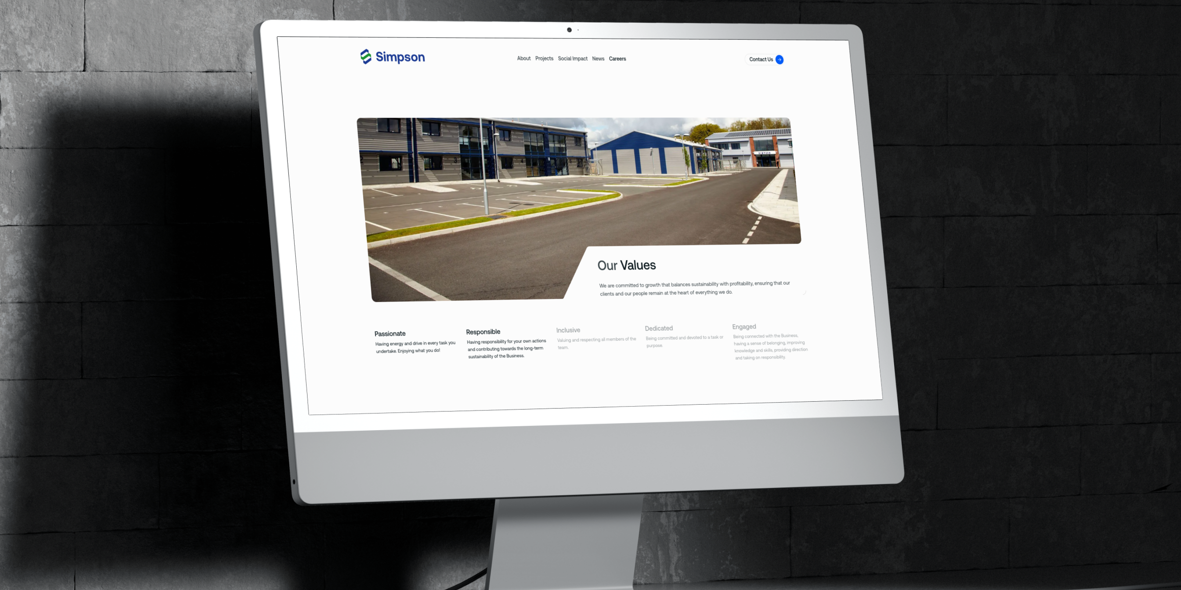 Simpson of York Website Redesign