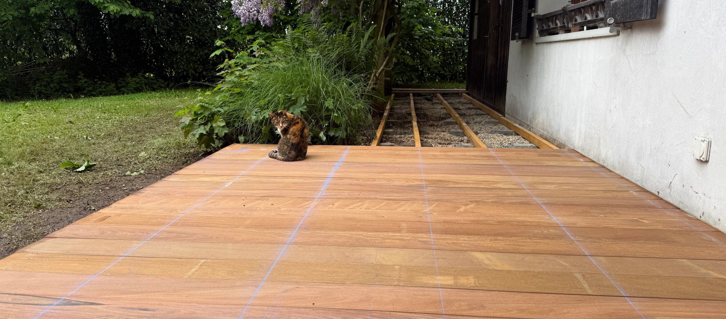 Création d’une terrasse en bois Ipé à Noville (Vaud)