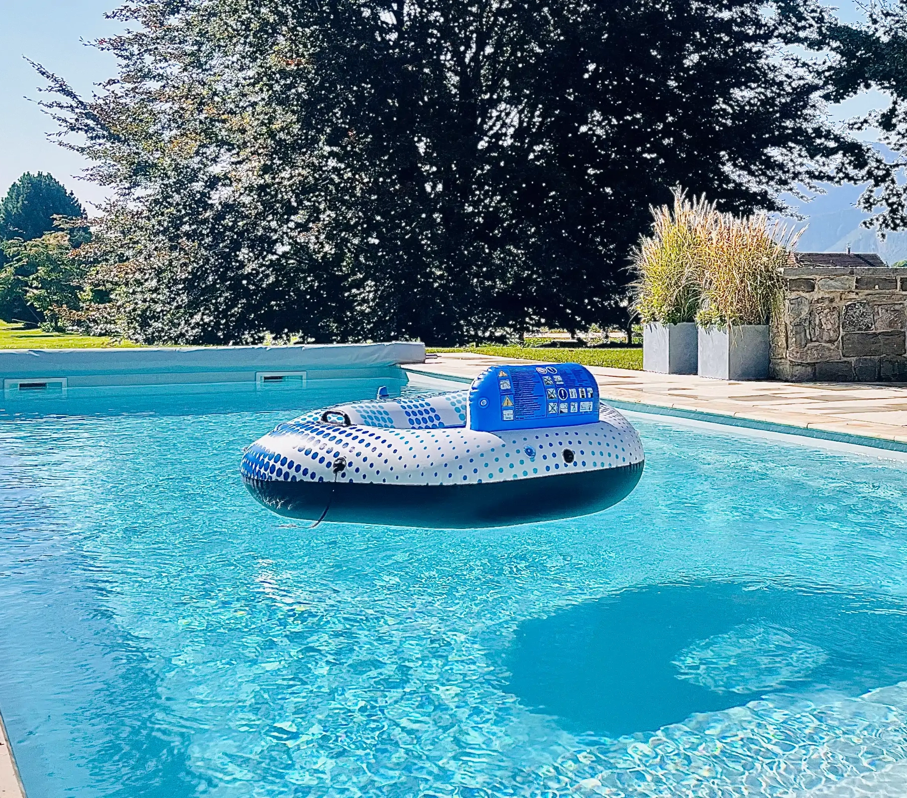 Construction d’une piscine en béton à Noville (Vaud)