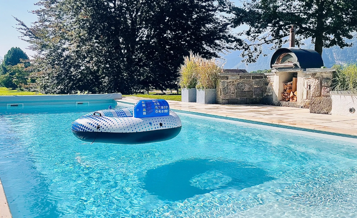 Construction d’une piscine en béton à Noville (Vaud)