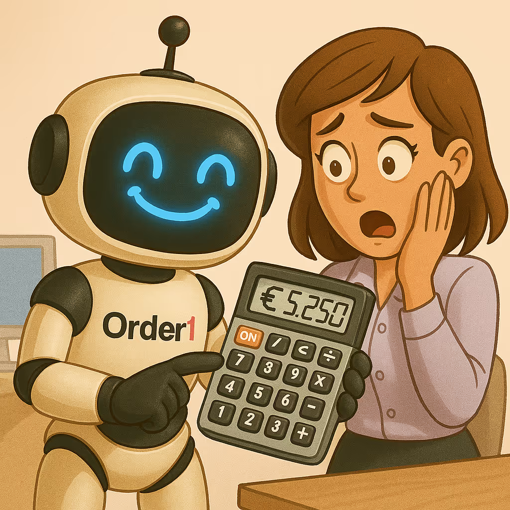 Cout de la saisie manuelle des commandes