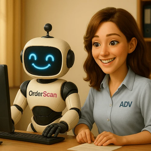 IA pour ADV, saisie des commandes par l'IA