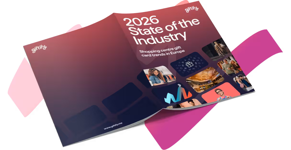 Report cover: 2026 State of the Industry: Shopping centre gift card trends in Europe