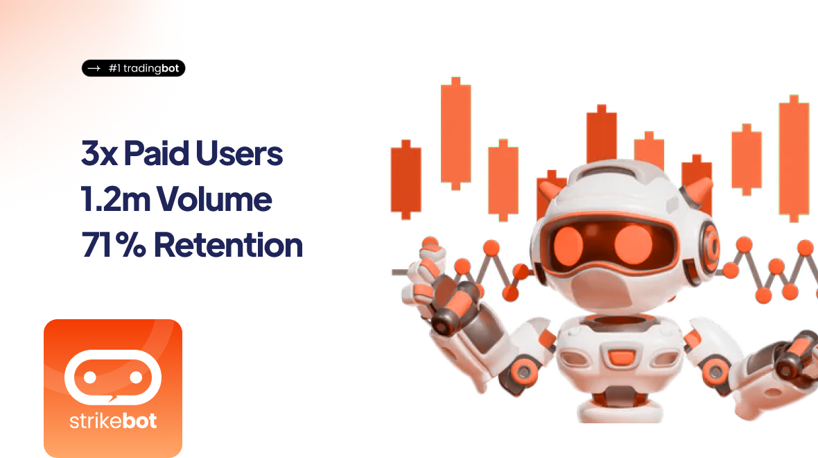 How we scaled Strikebot’s paid users by 3 × in one quarter