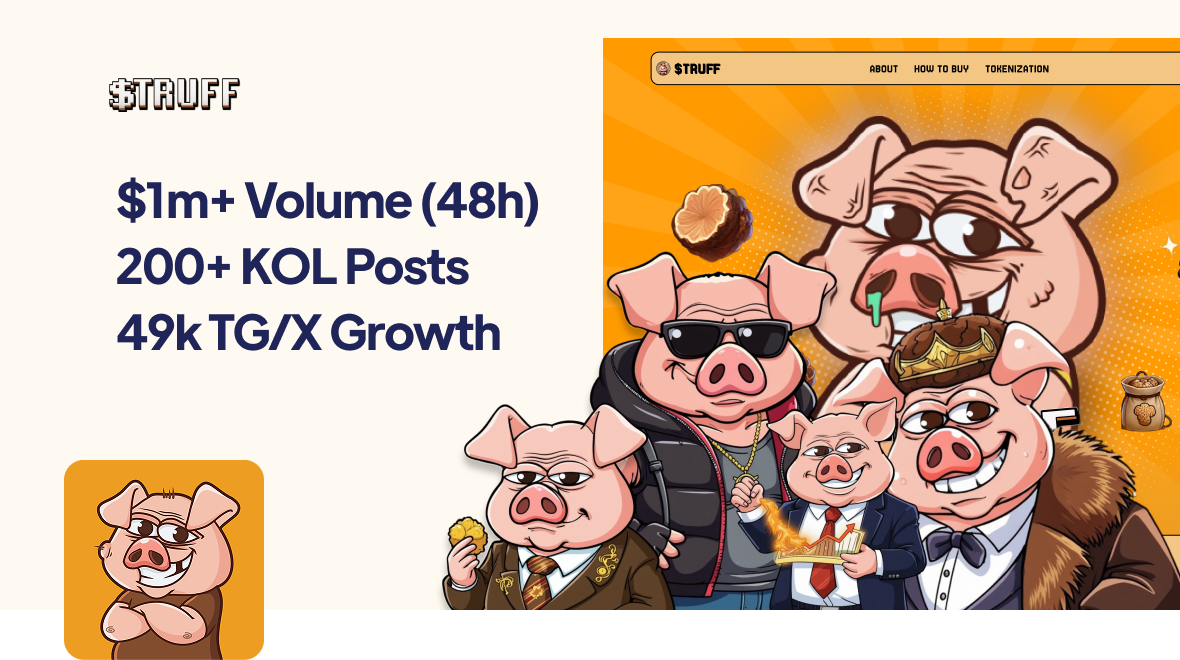 How a 50-KOL blitz drove $1M volume for $TRUFF in 48 hours