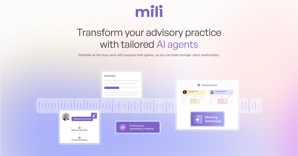 Mili - AI agents for wealth advisors