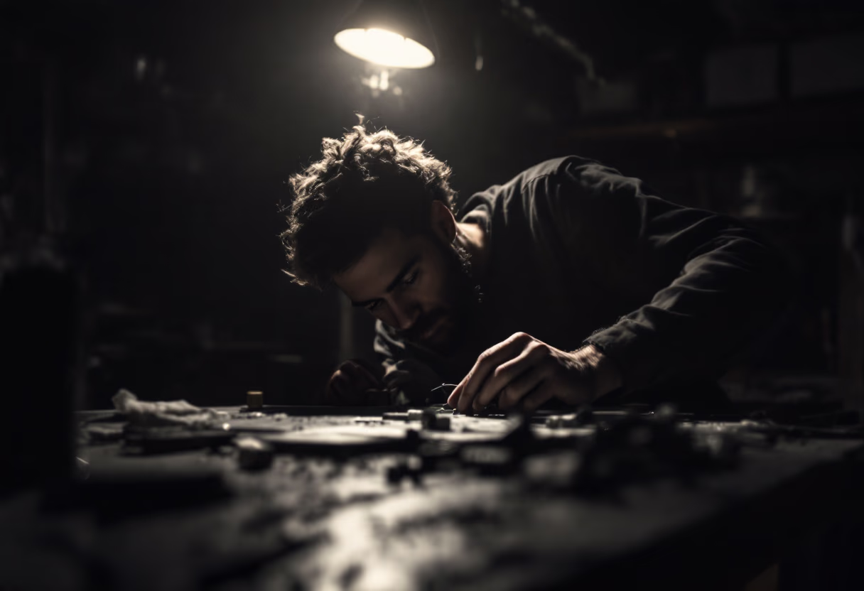 image of maintenance service team at work