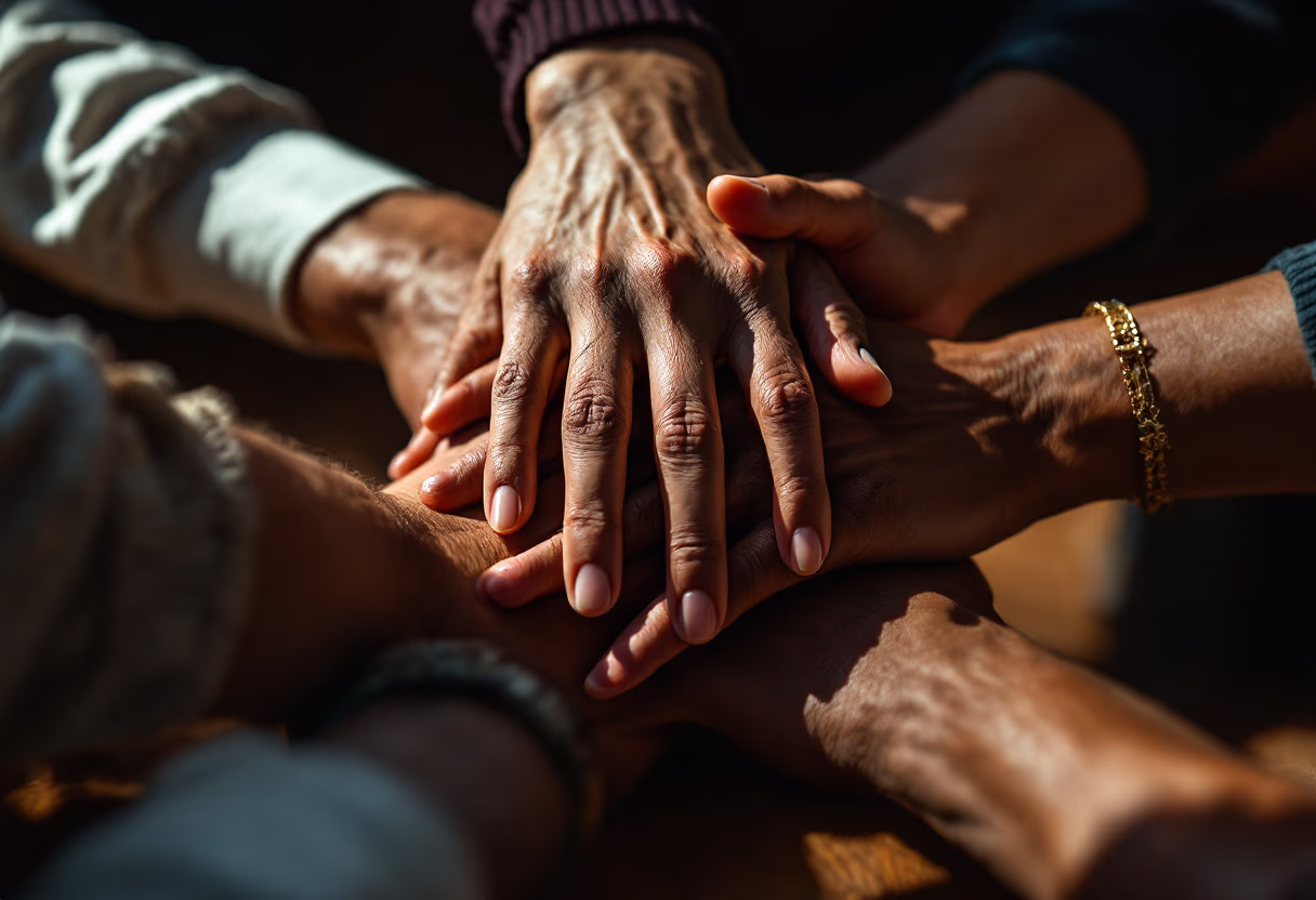 image of a community gathering (for a nonprofit & charity)