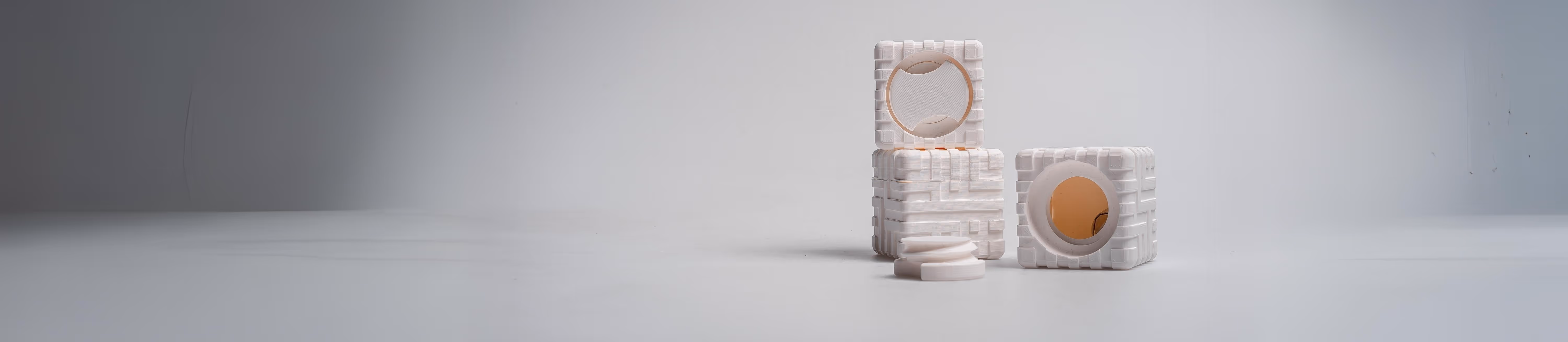 An enlarged picture of the thematic studio visually impaired project.