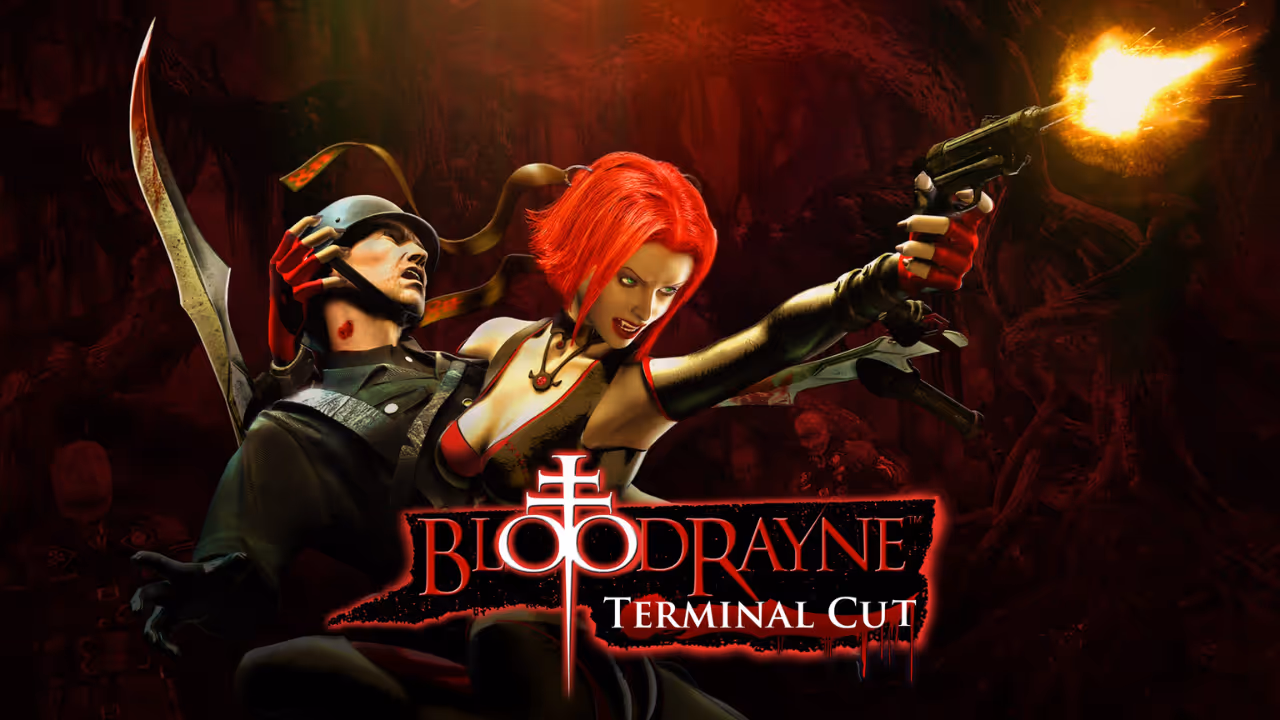 A woman with red hair and a black dress is holding a gun. -  ÜberStrategist Images