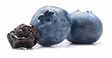 Dried blueberry and fresh blueberry