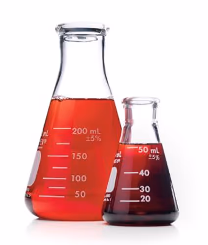 Cherry juice in container