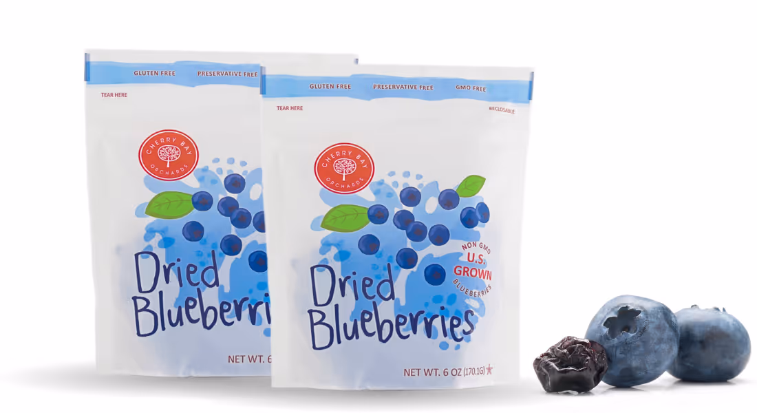 Cherry Bay Orchard Dried Blueberries