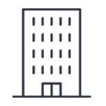 icon graphic of a building