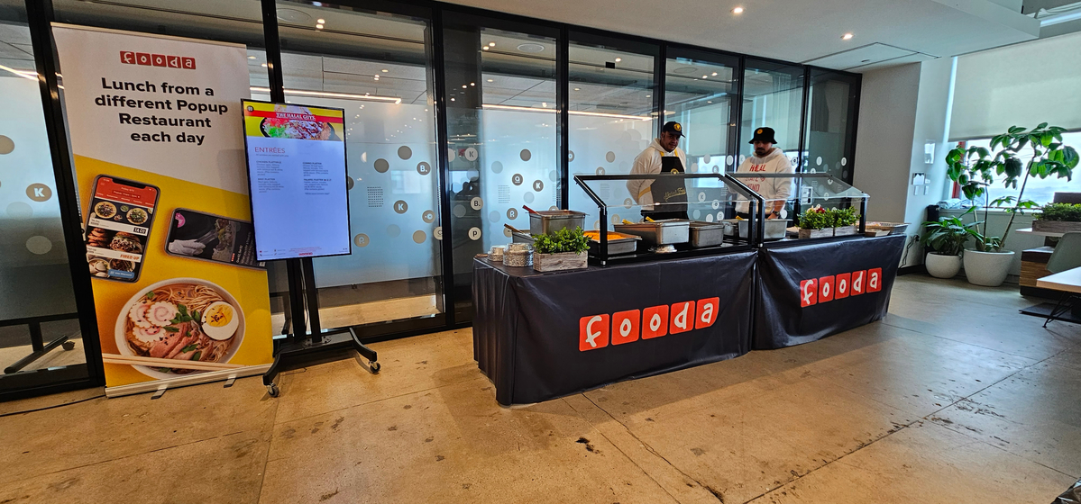 Fooda popup restaurant example