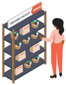 fooda office lunch delivery pickup station