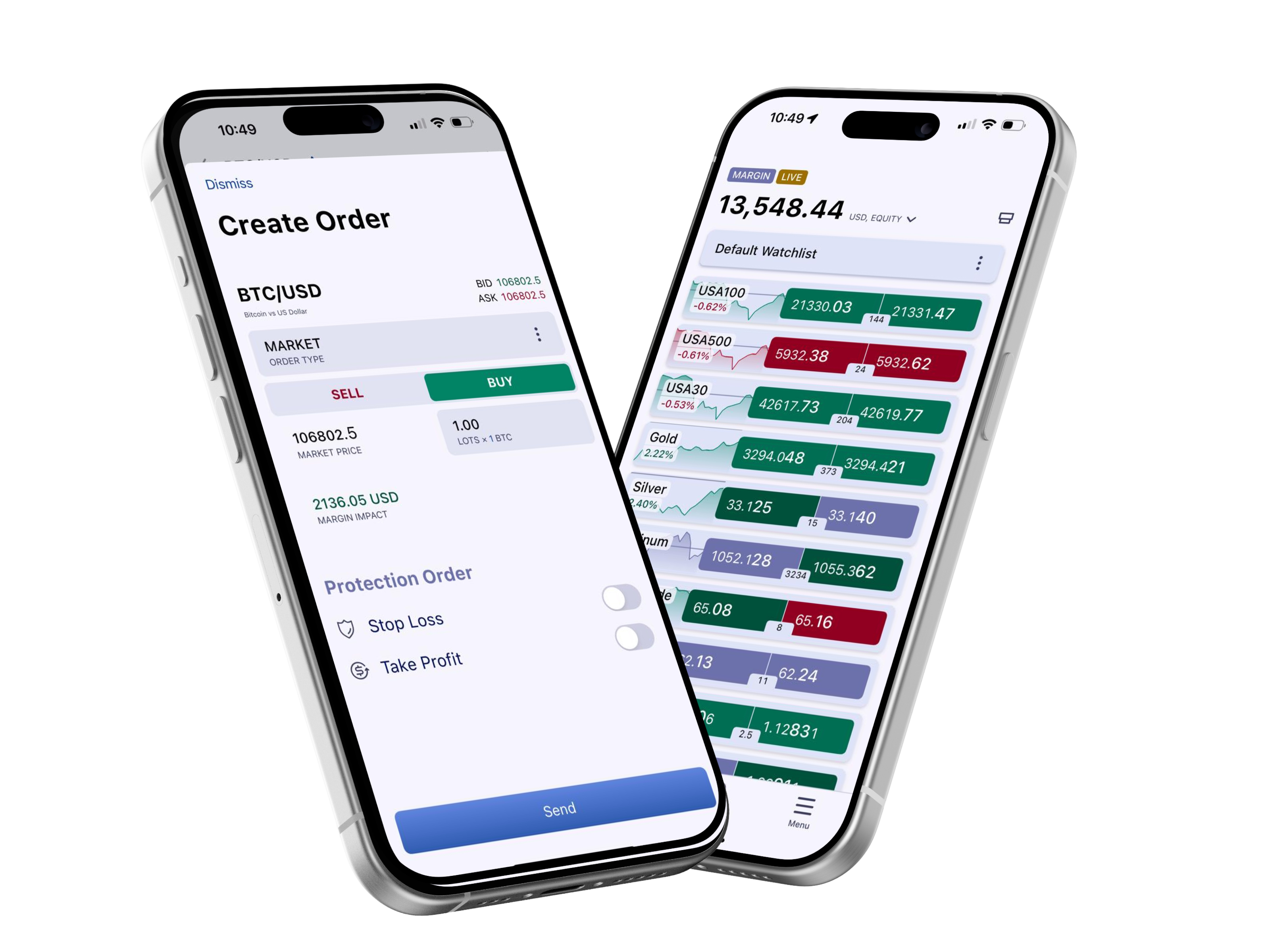 Application mockup