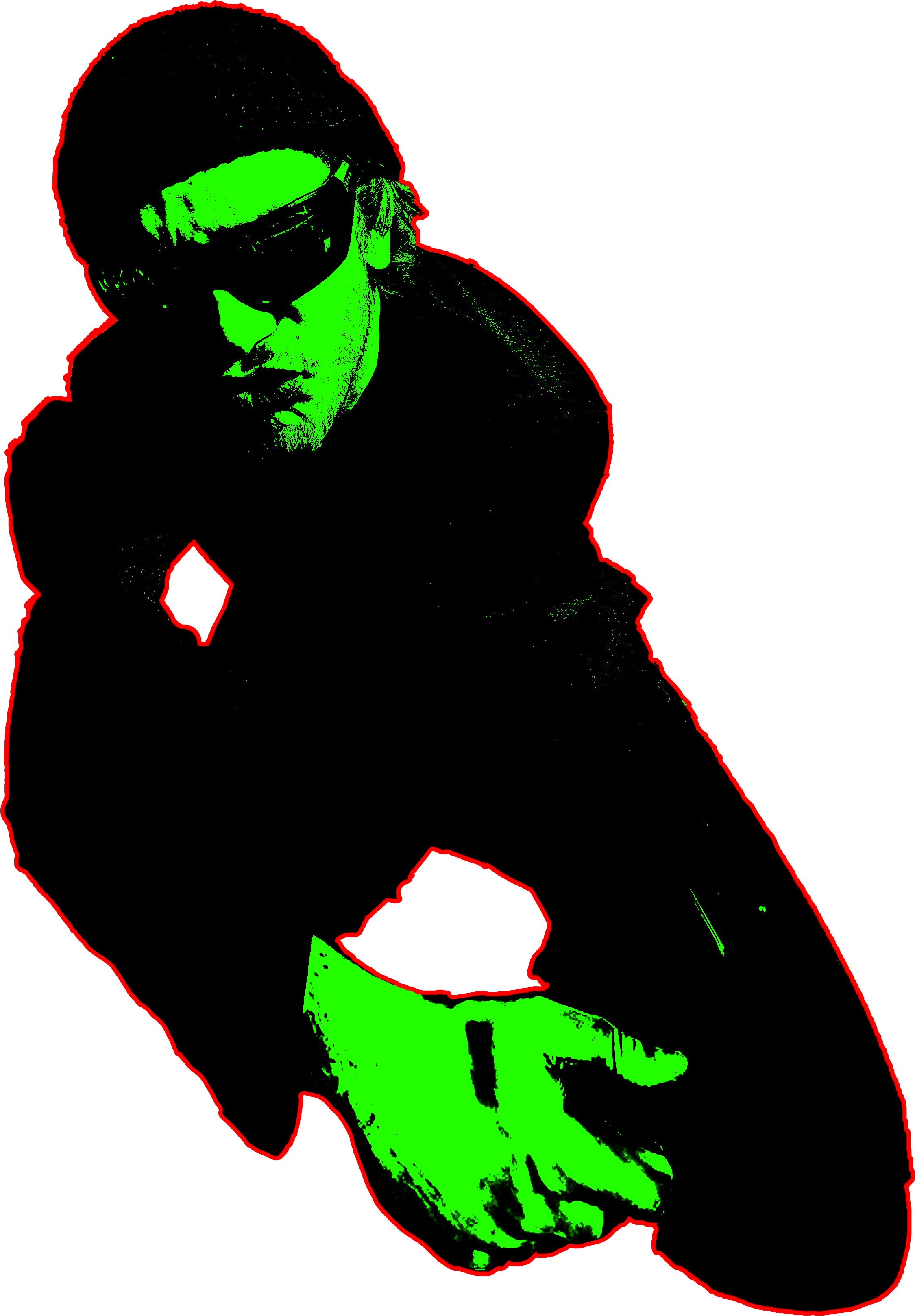 Picture of August being cool