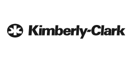 Kimberly-Clark company logo with stylized star symbol.
