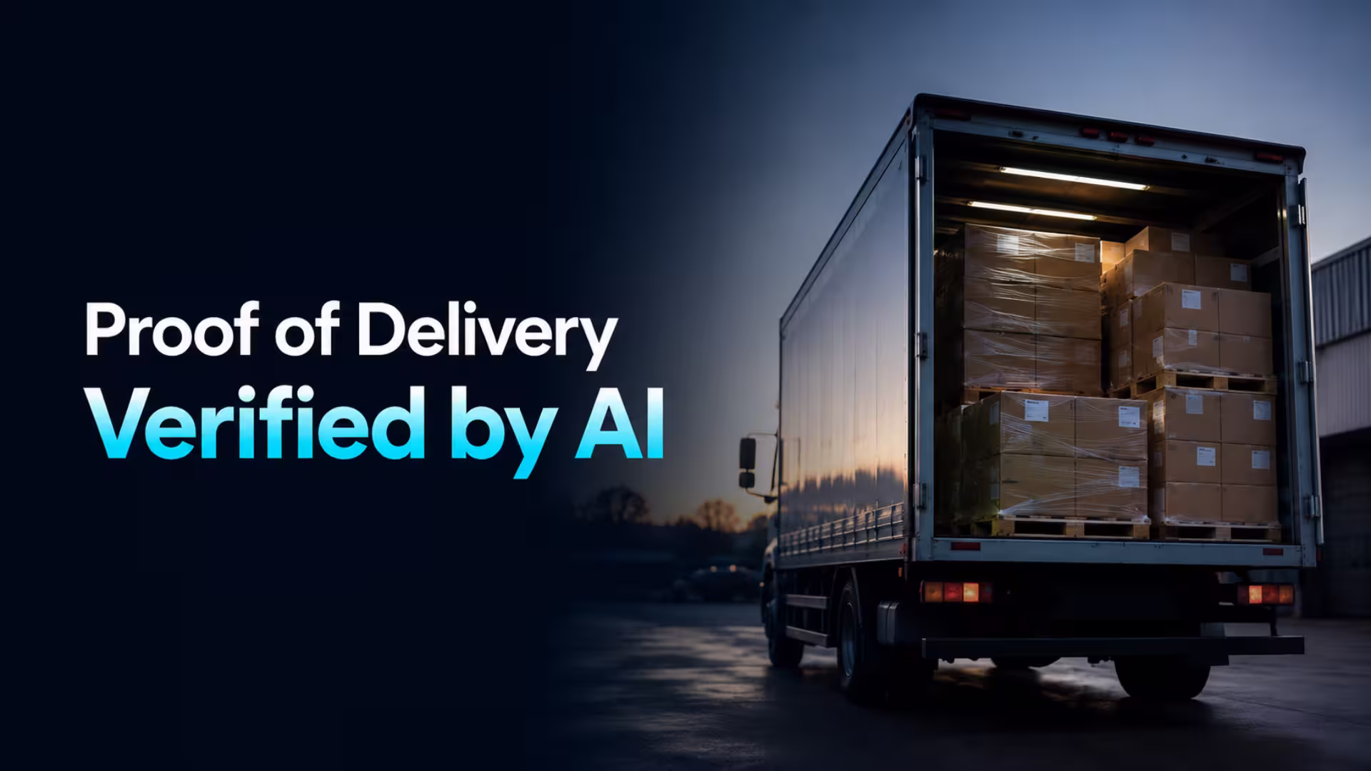 AI-powered object counting system performing automated proof of delivery