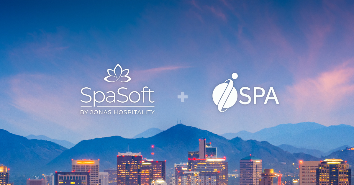 SpaSoft representatives presenting new software enhancements at ISPA conference in Phoenix