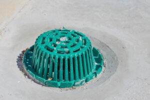 metal head roof drain