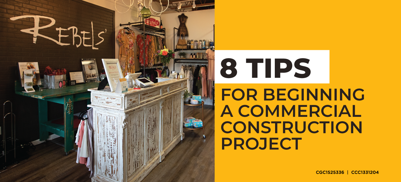 8 Tips for Beginning a Commercial Construction Project